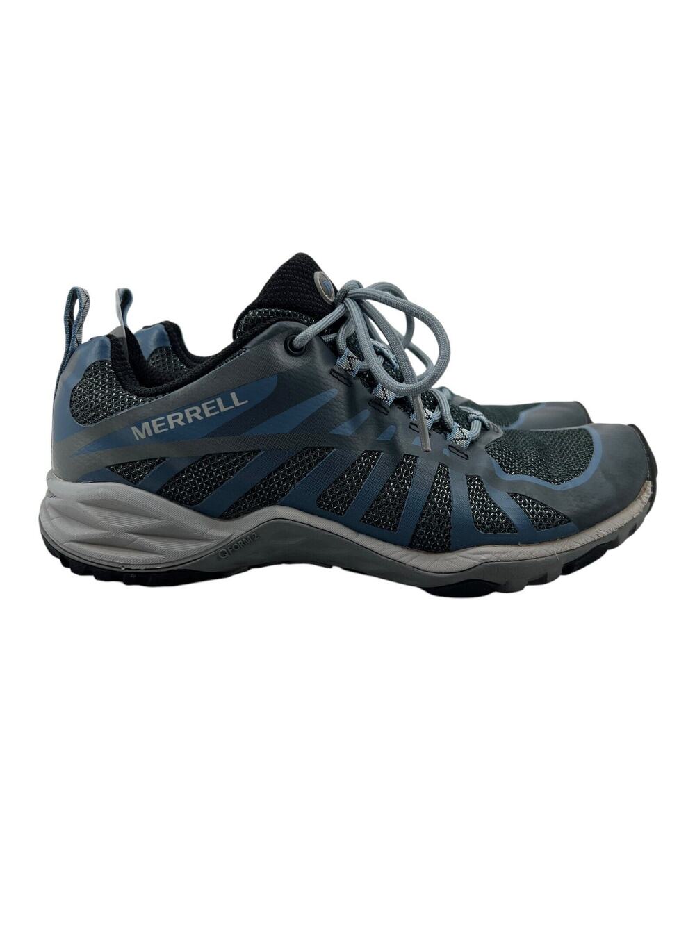 Merrell Women 6.5 Hiking Shoes Blue Siren Edge Q2 Kinetic Fit Waterproof Sneaker